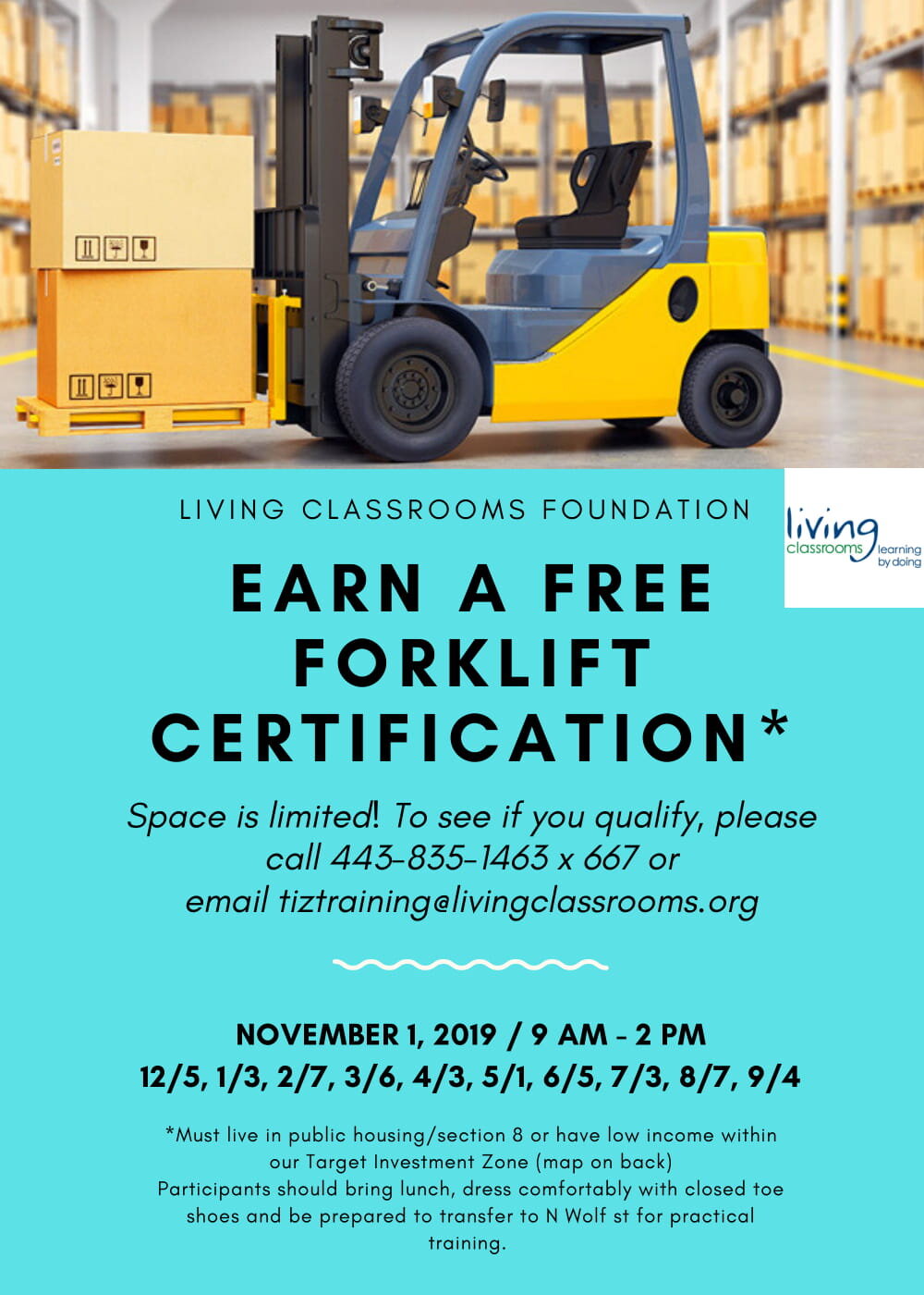 Living Classrooms Workforce Development at the UA House at Fayette —  Stillmeadow Community Fellowship