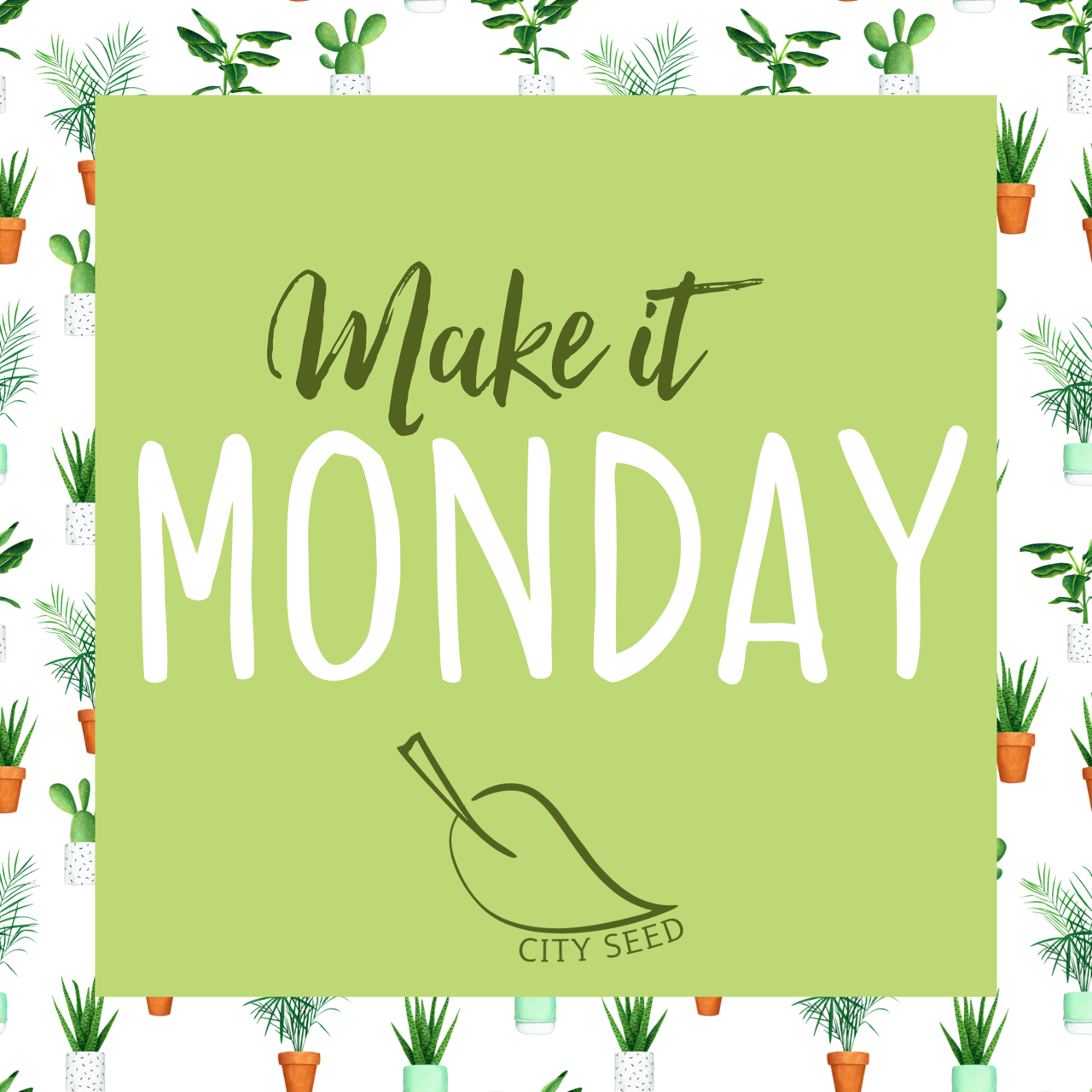 Make It Monday- Potted Gardens (Succulents)