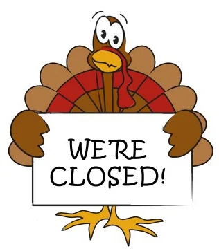 CLOSED for Thanksgiving Break