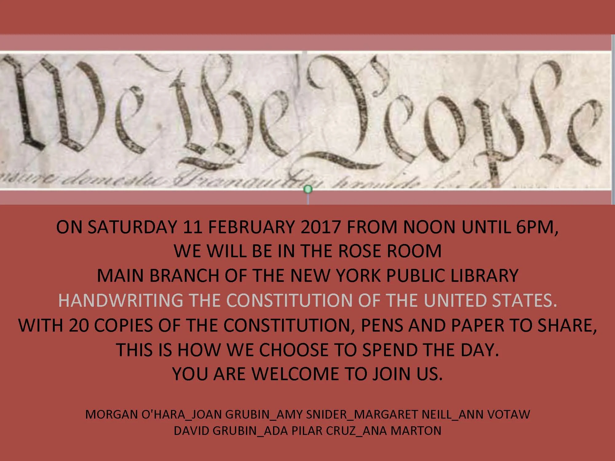 #2 ___ 11 FEBRUARY 2017 NEW YORK CITY