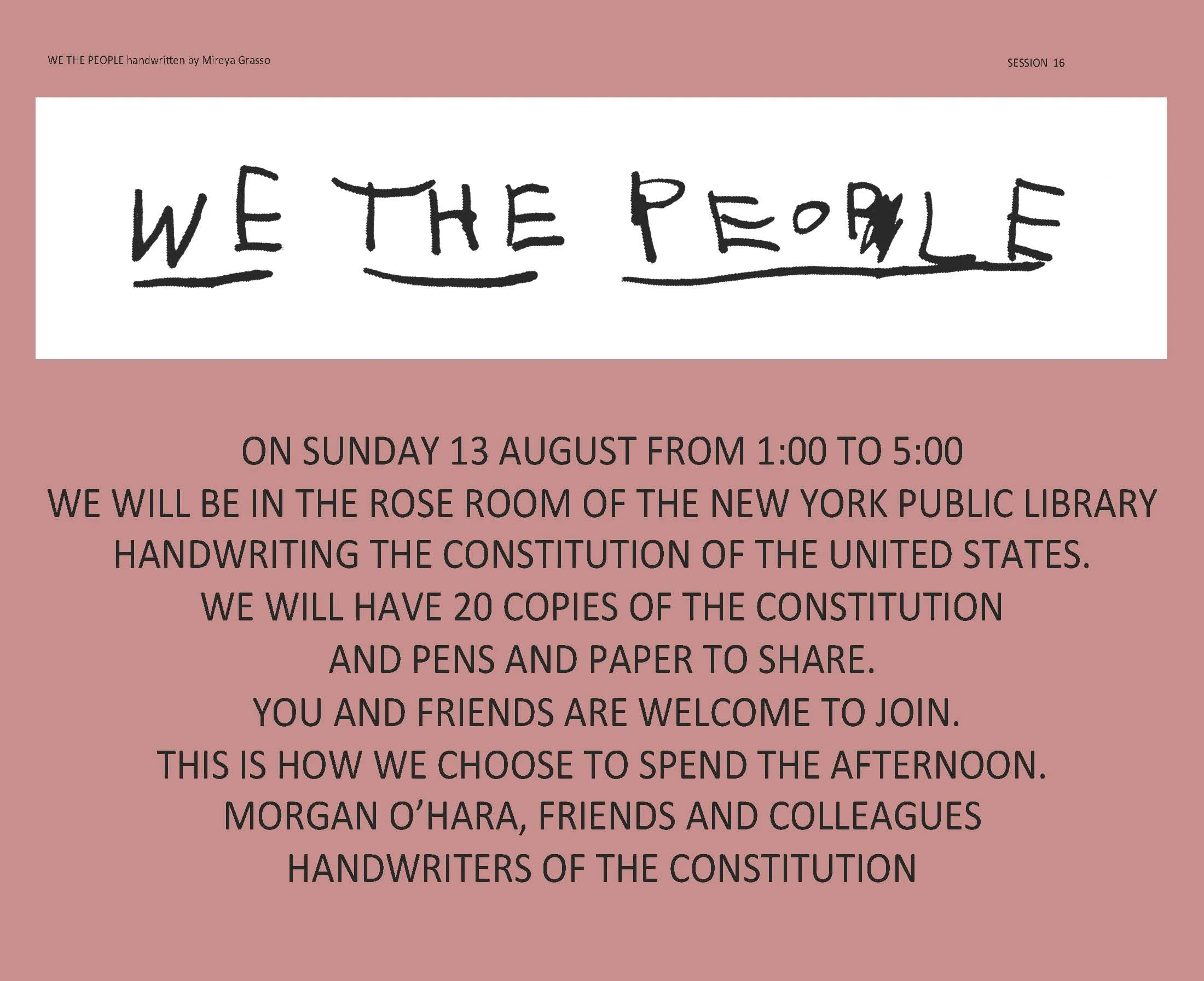 #18 ___ 13 AUGUST 2017 NEW YORK CITY