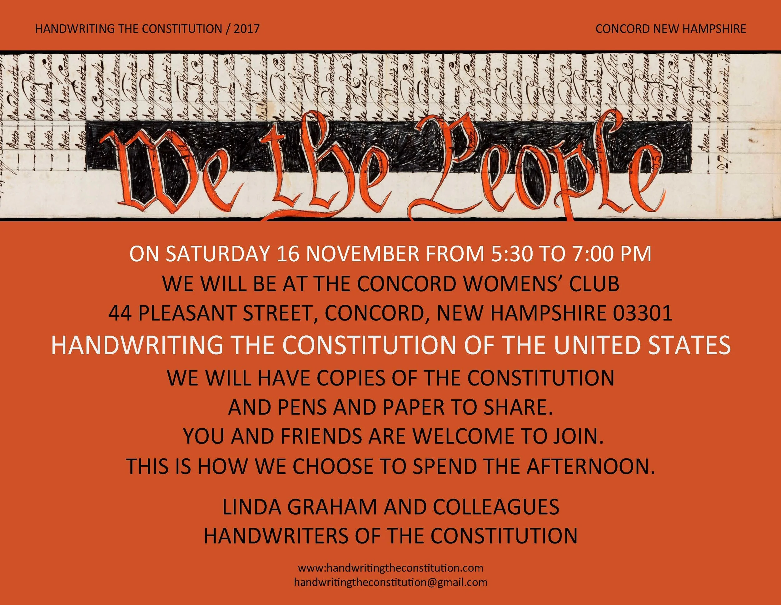#39 ___ 16 NOVEMBER 2017 CONCORD, NH