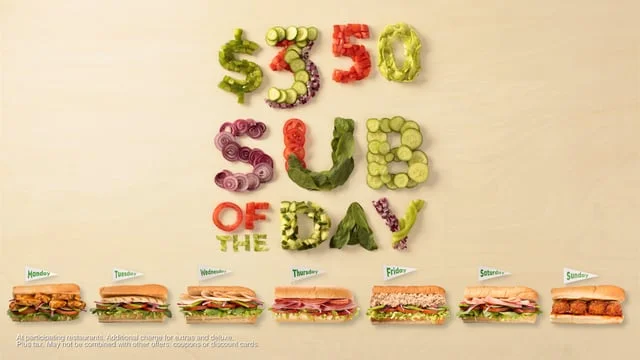 Sub of the Day "Offer 1"