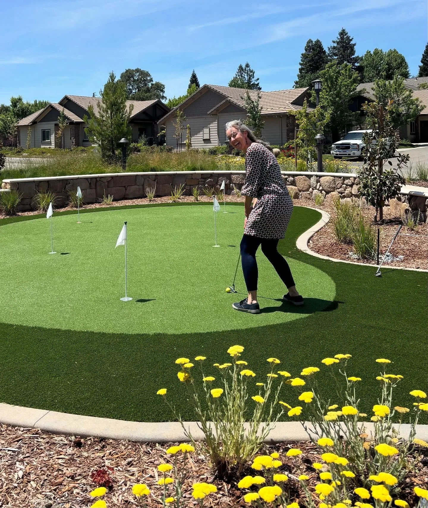 Ribbon cutting at the beautiful senior independent living community right here in Auburn 🌲 Hearthstone Lodge 🌲 - so happy to be part of the design team for this project. Putting green, bocce court, indoor pool, fine dining&hellip;where do we apply?