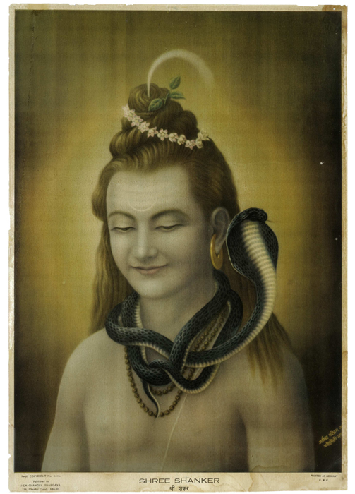 Shree Shankar, offset-lithograph, c. 1935-1940. Hemchander Bhargava, Delhi