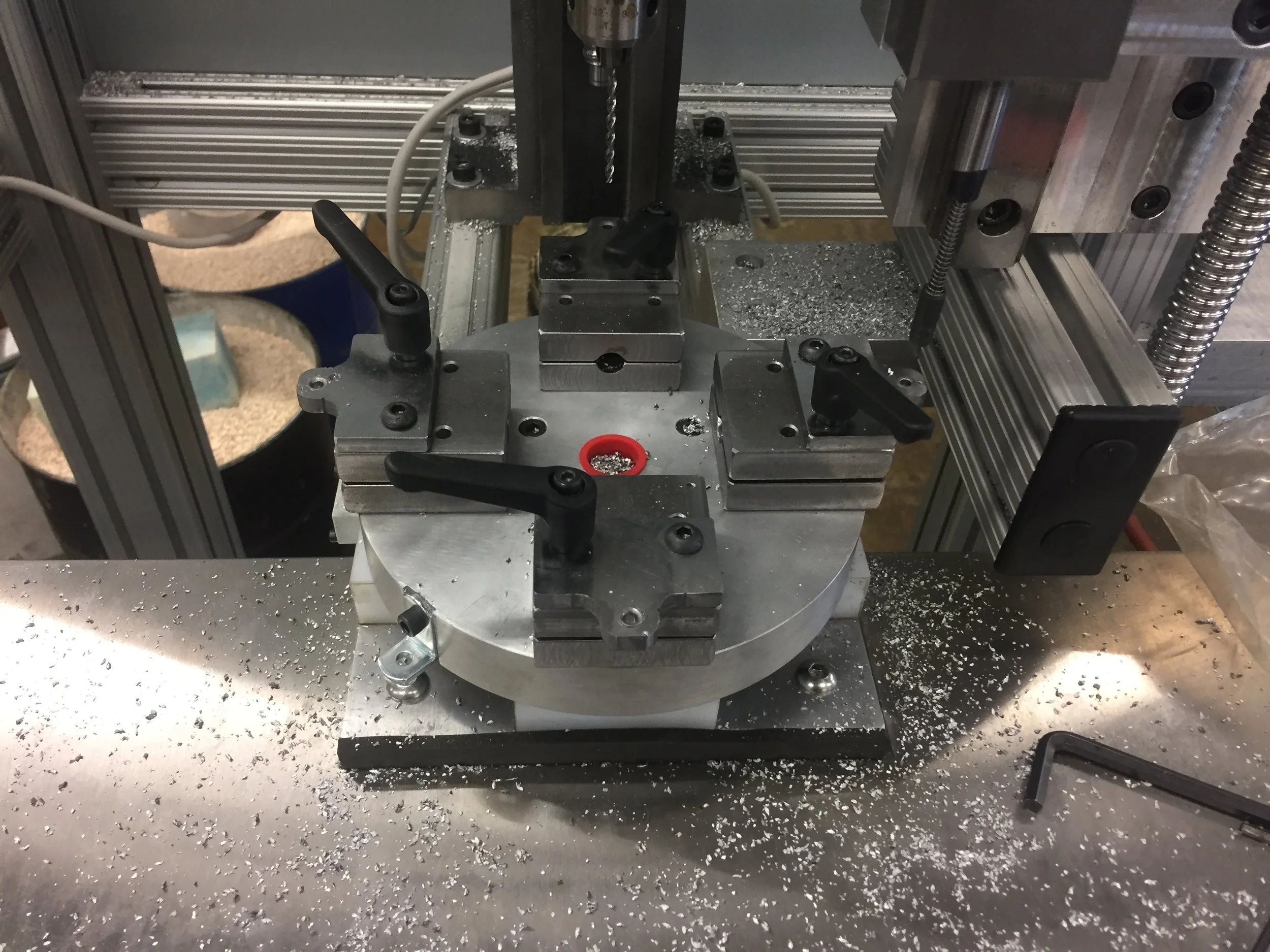 Manufactured and tested work holding plate