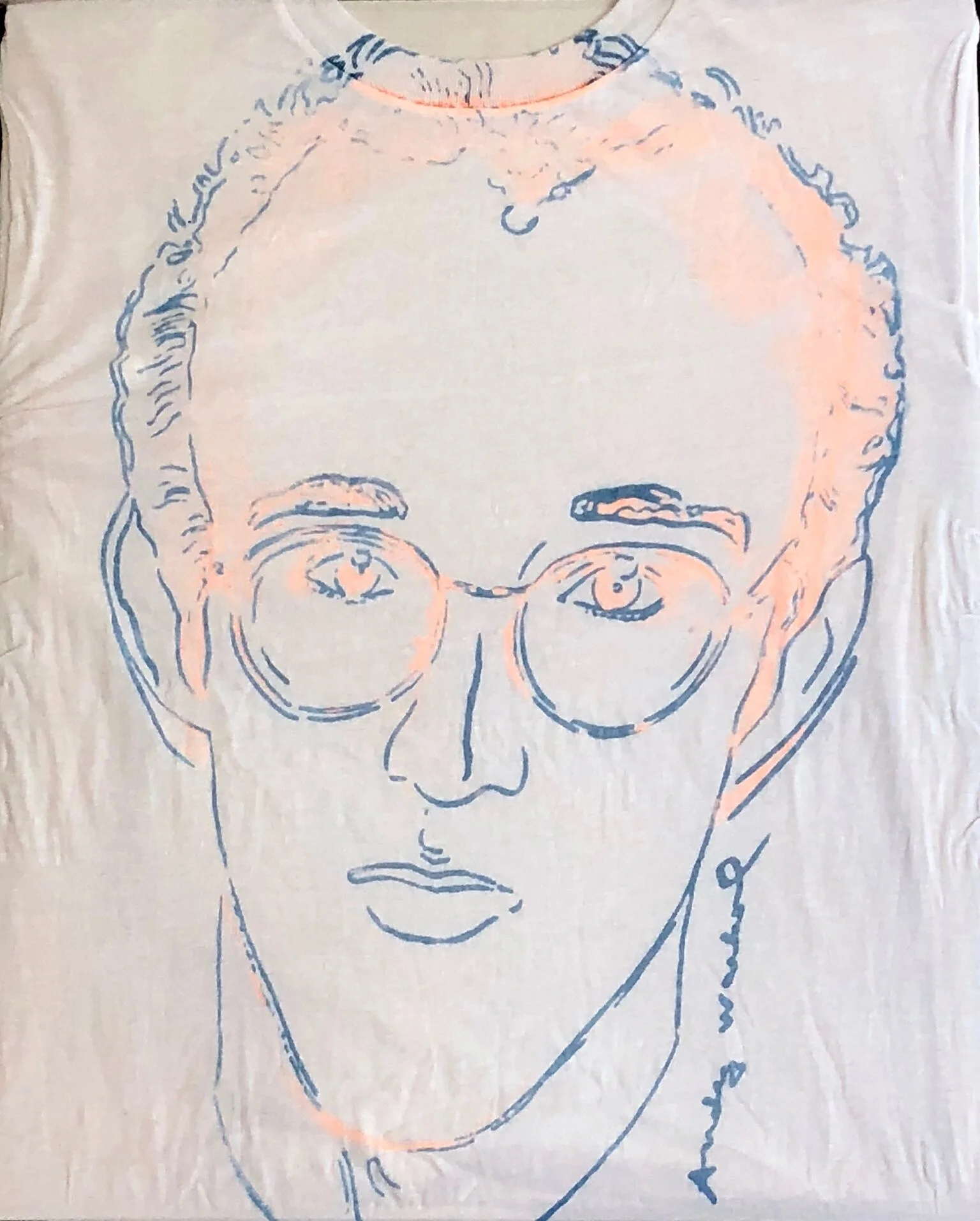 Keith Haring Screenprint on T-Shirt, ca. 1986