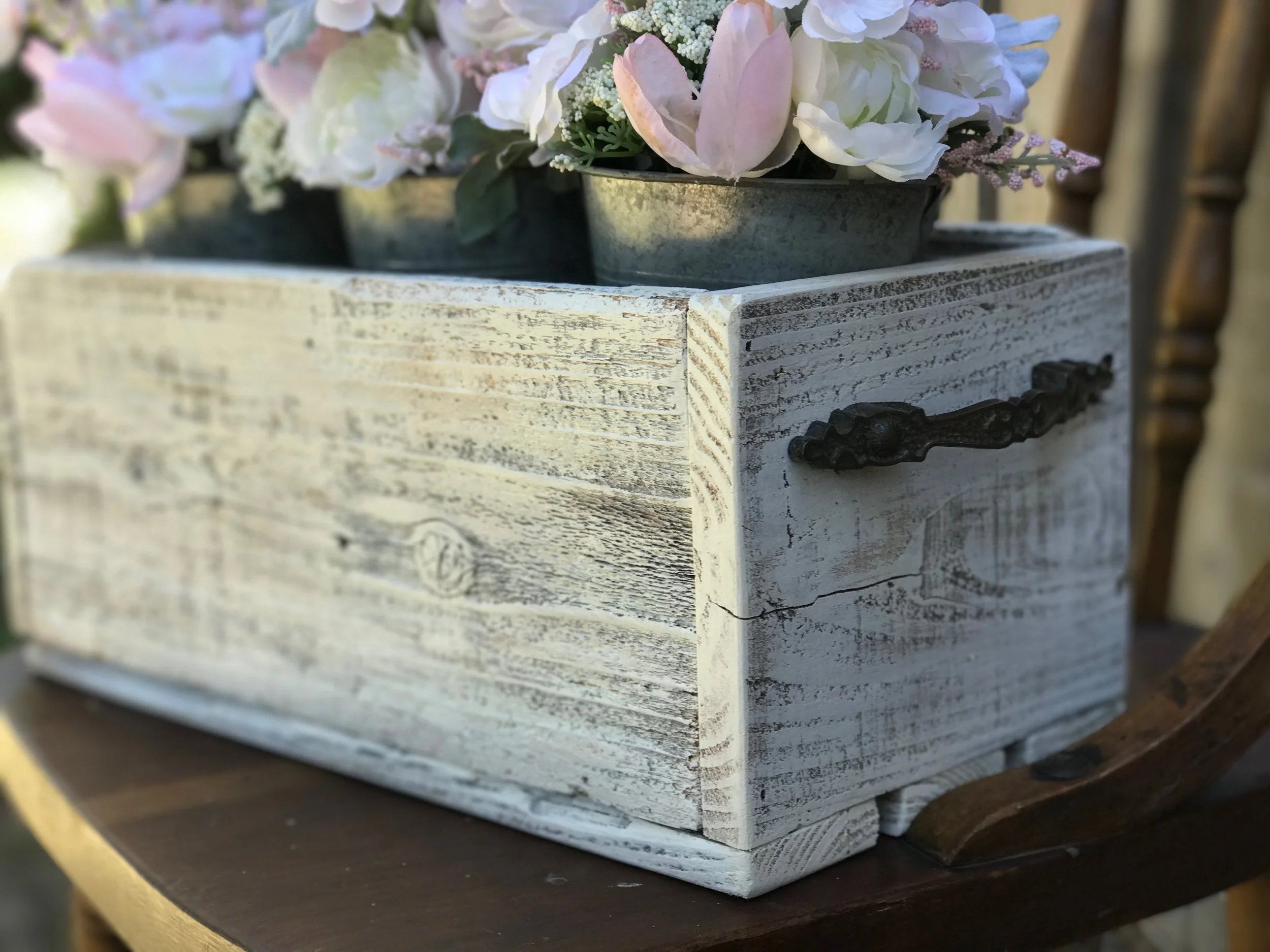 Handmade, reclaimed wood box