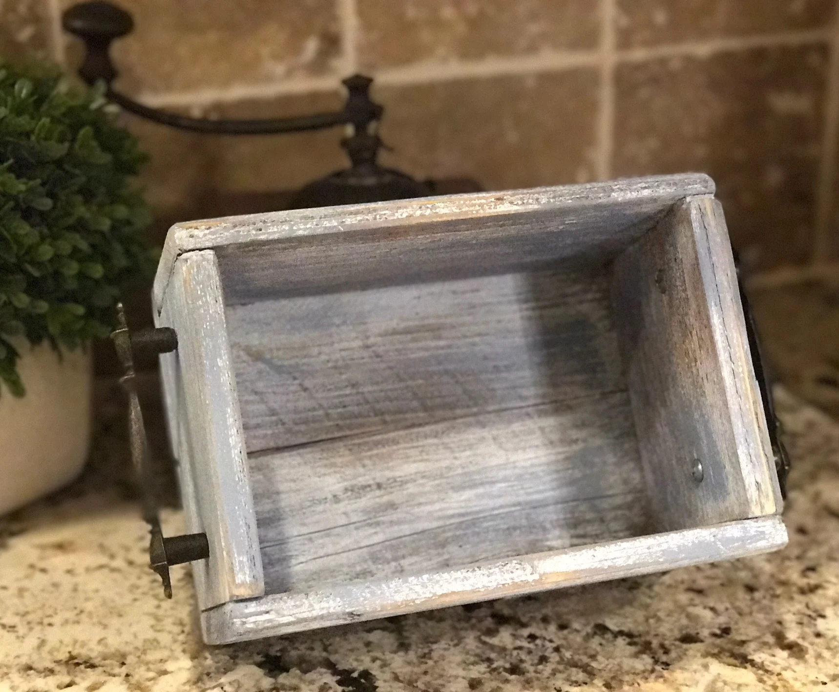 Handmade, reclaimed wood box