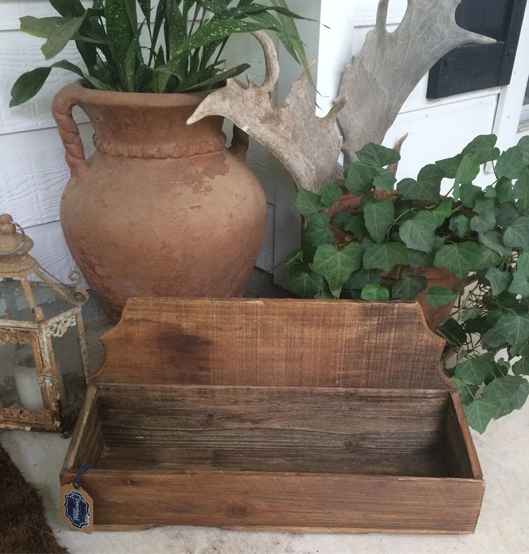 Handmade, reclaimed wood, planter box