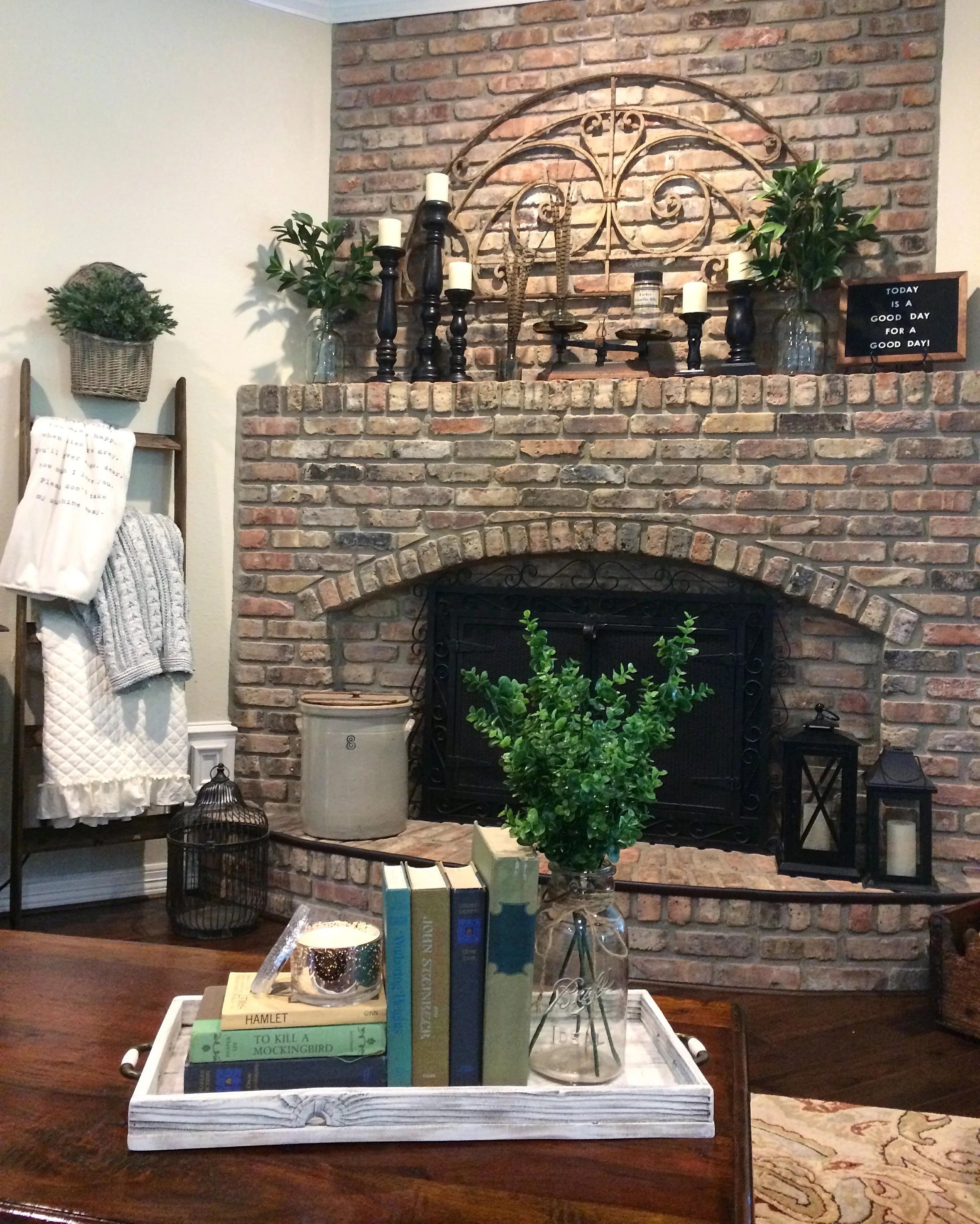 Handmade, reclaimed wood tray