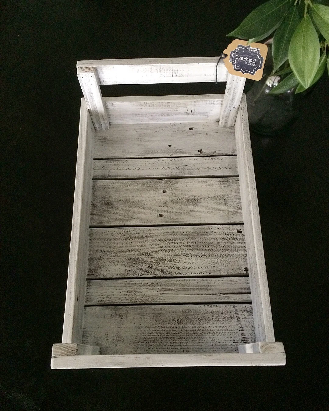 Handmade, reclaimed wood crate