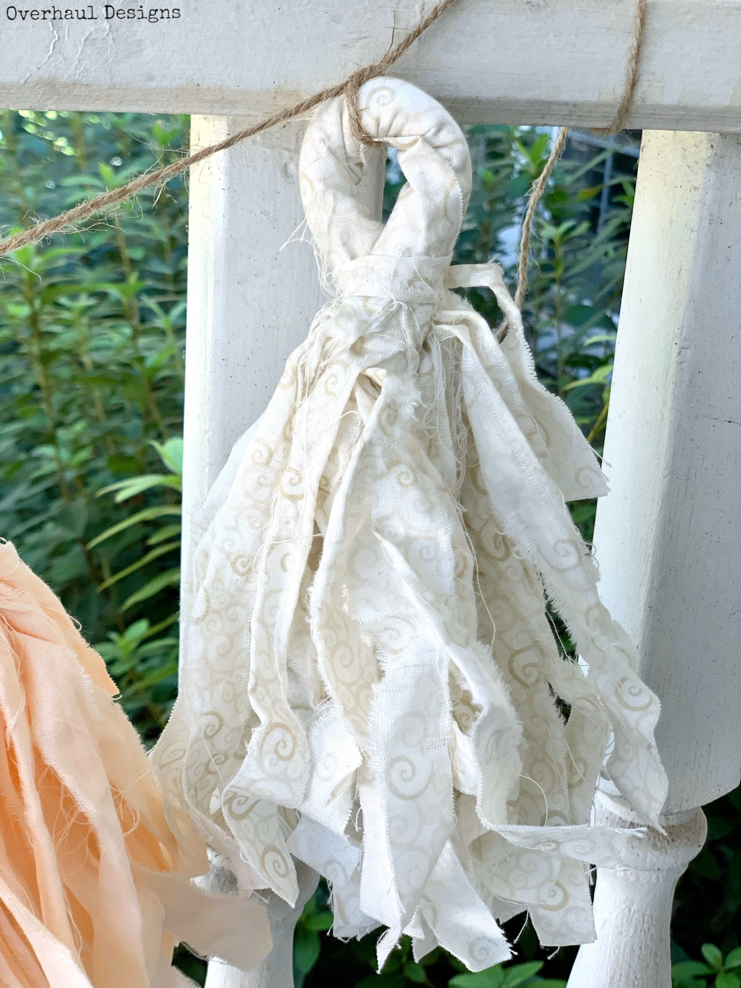 Handmade Fabric Tassel Garland