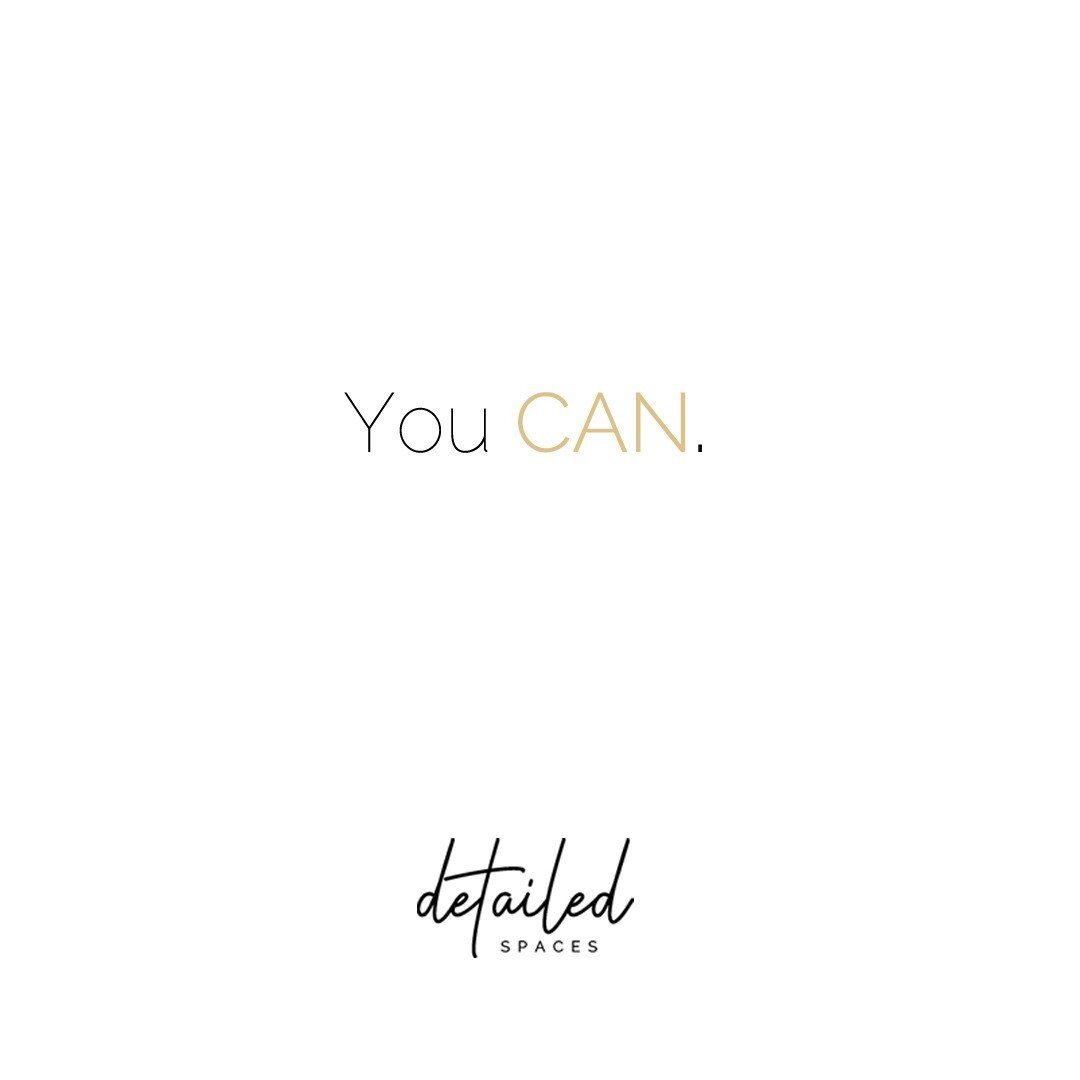 A simple message for you today: You CAN.  Start somewhere, anywhere - just start!  And I'm here for you - just reach out.  Hands-on pro organizing and even DIY organizing plans are available! 🌿 Book your consultation today at the link in my bio! ✨ T