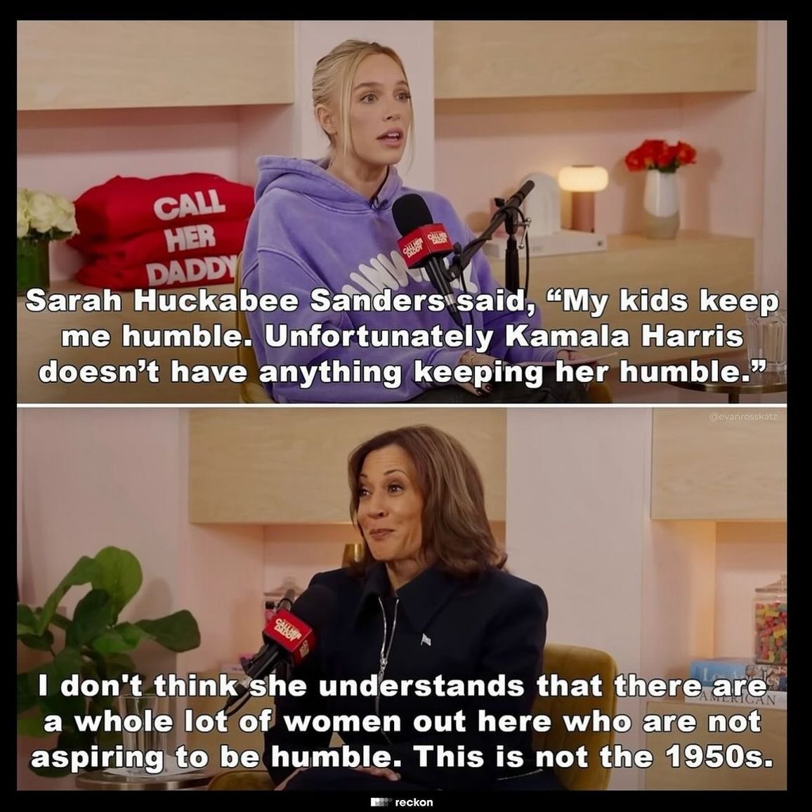 Aspiring toward a bunch of things. Humility is not one of them.  Go @kamalaharris! 💙💙💙 

Repost from @reckon.news