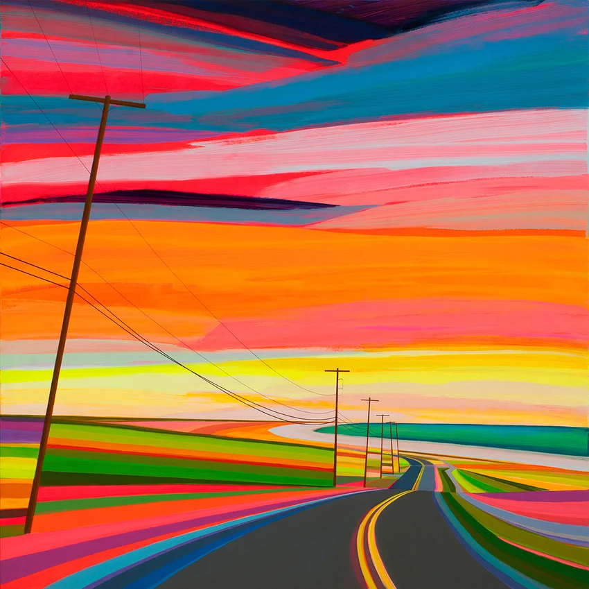 "Sunset on Old Montauk Highway" by Grant Haffner