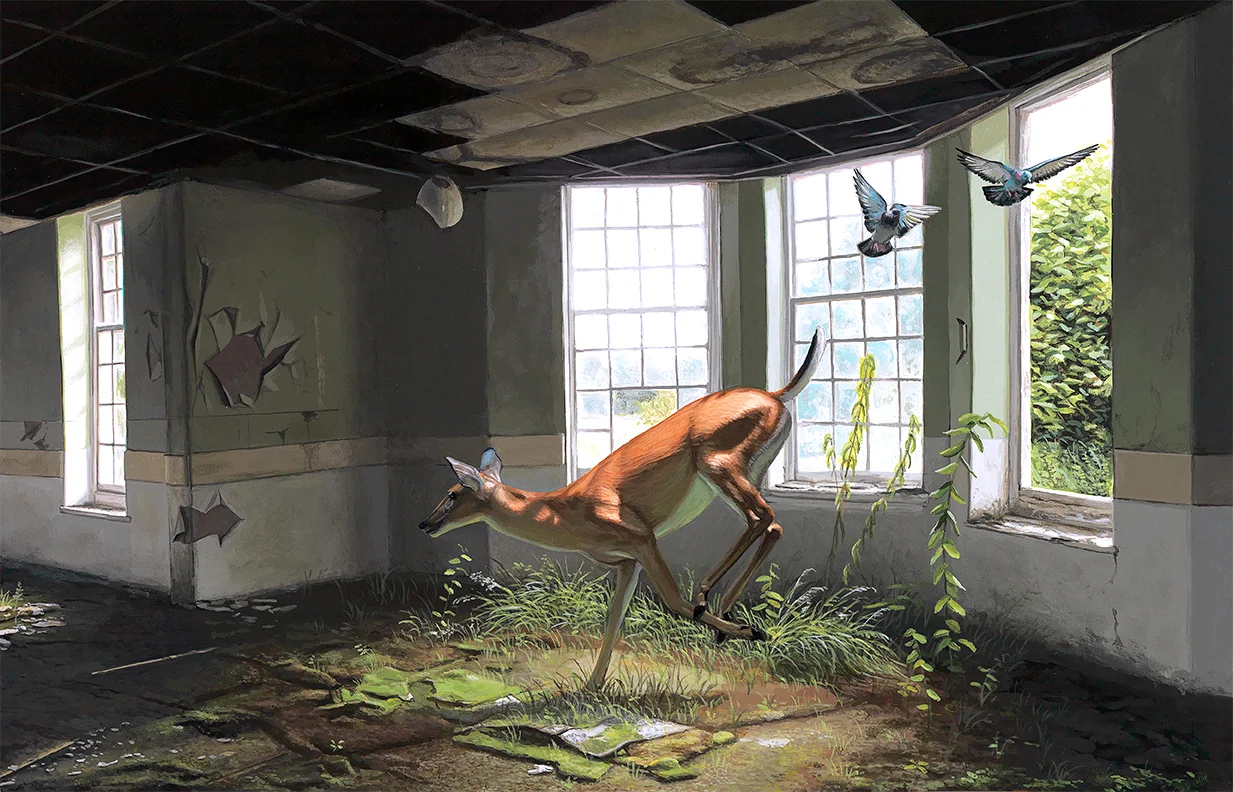 "Afternoon of a Faun" by Josh Keyes