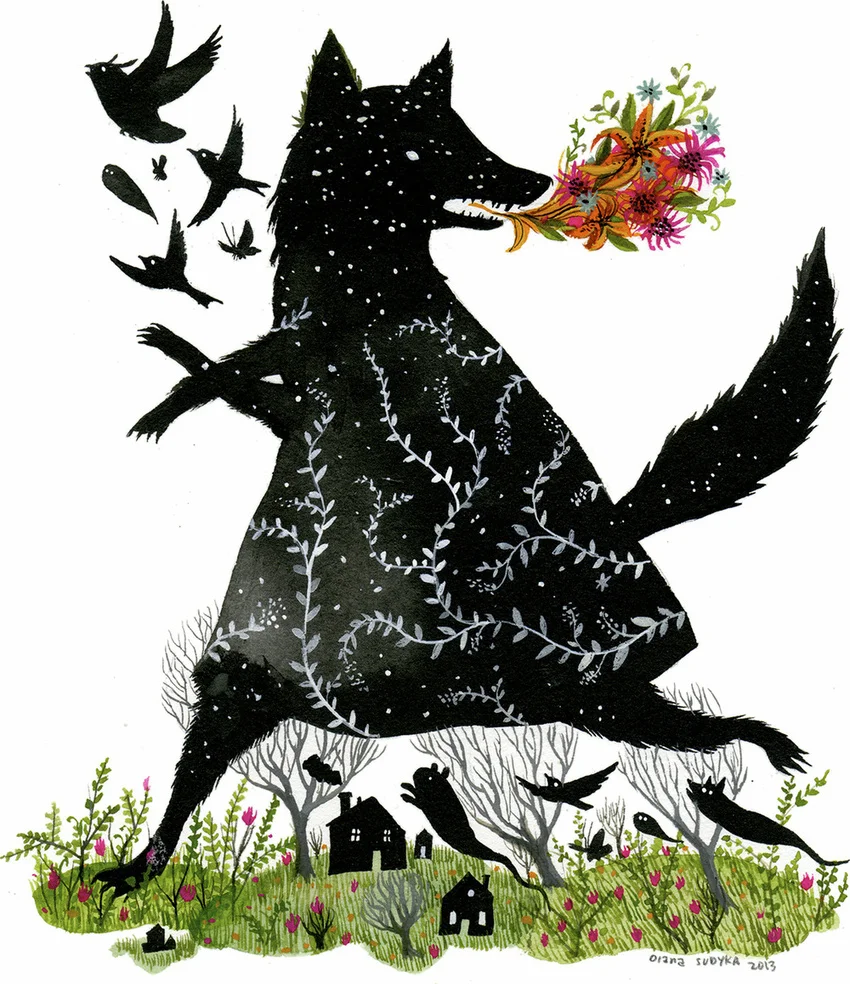 "Black Fox" by Diana Sudyka