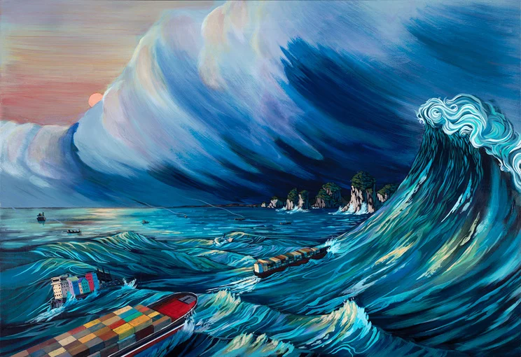 Shipping Lane (Vietnam) by Tyler Bewley