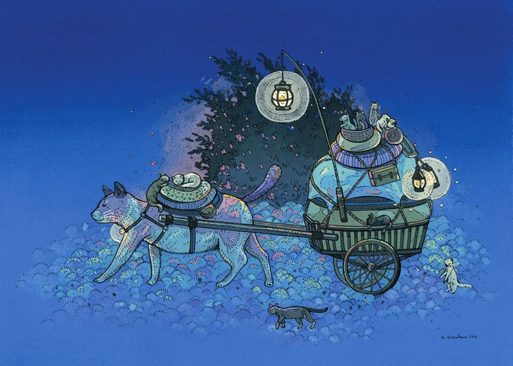 Cat Night Adventure by Nicole Gustafsson