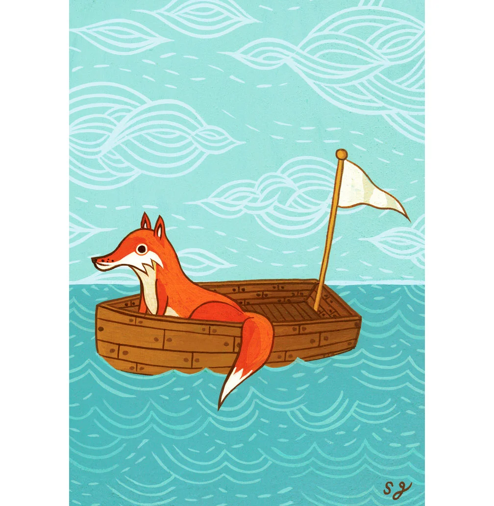 Fox Adrift by Susie Ghahremani