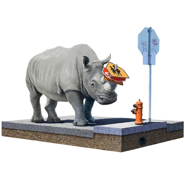 "The Collector" by Josh Keyes