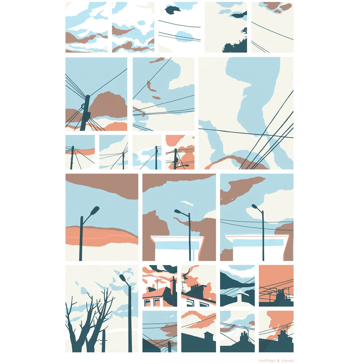 "Rooftops and Clouds" by Georgina Hounsome