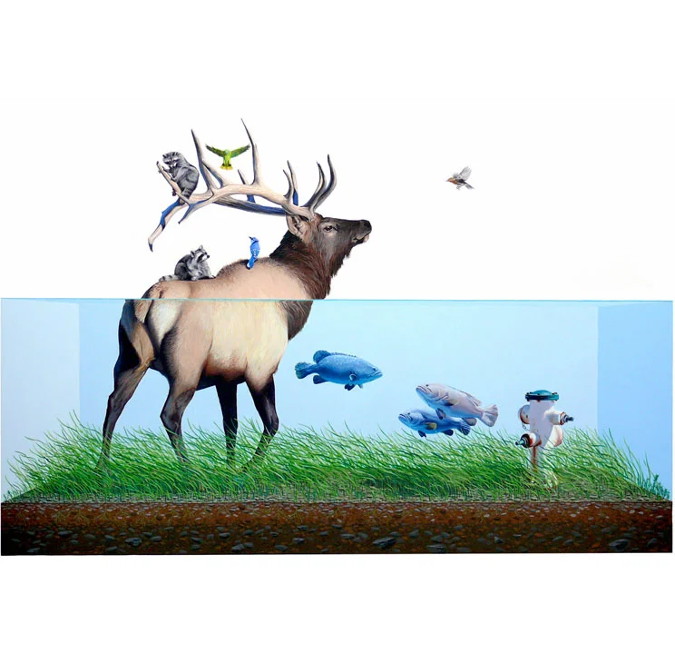 "Evacuation" by Josh Keyes