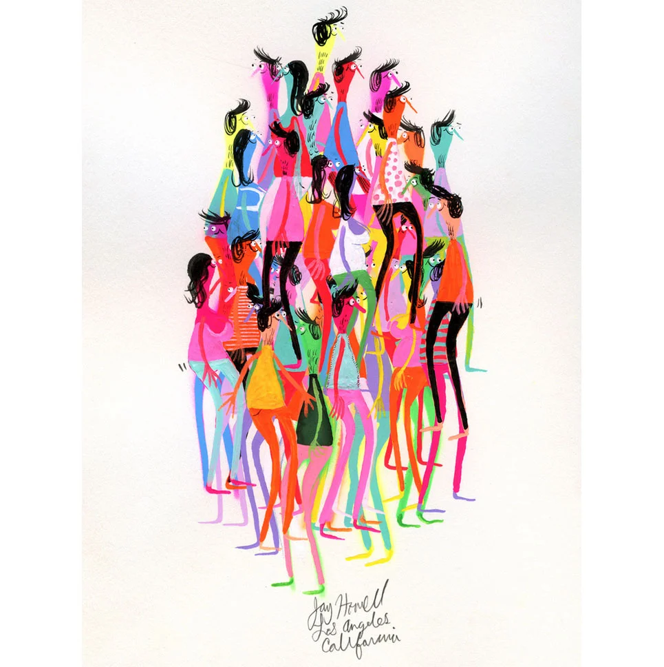 "A Colorful Group of People" by Jay Howell