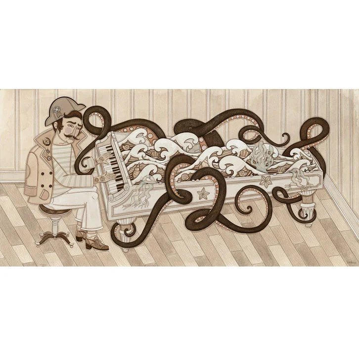 "Seaweed and Piano Keys" by Evan B. Harris