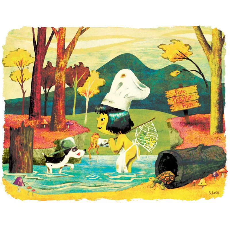 "Eddy Went A-Froggin'"  by S. Britt