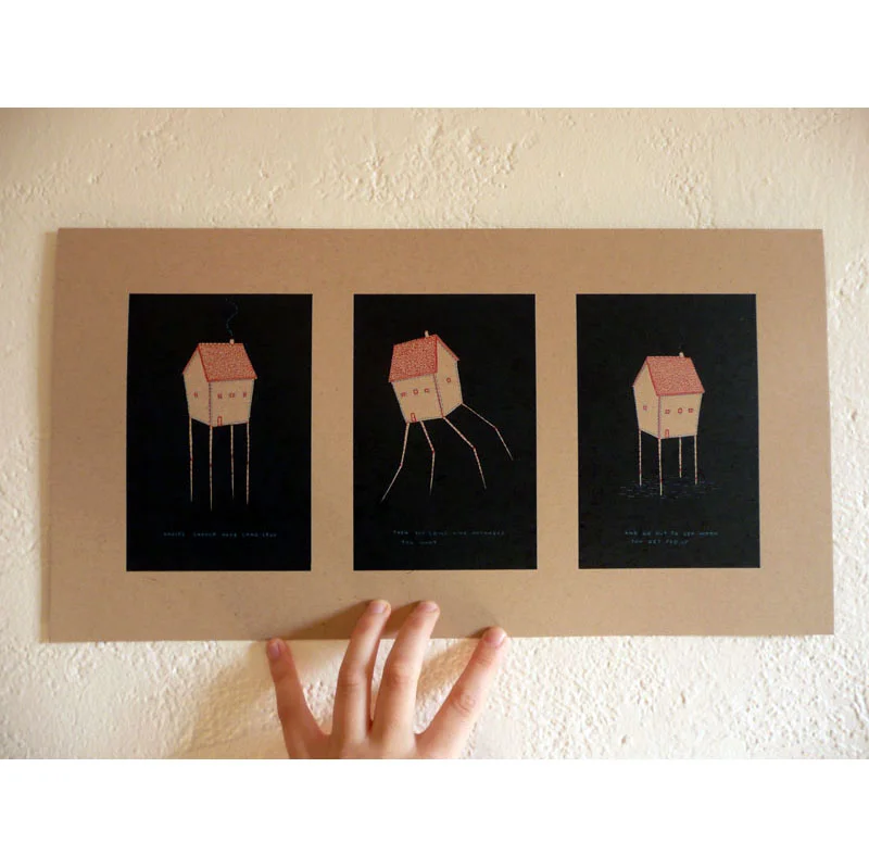 "Houses Should Have Long Legs" by  David Galletly