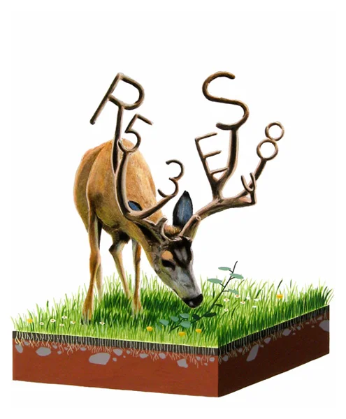 "The Magician's garden #3" by Josh Keyes