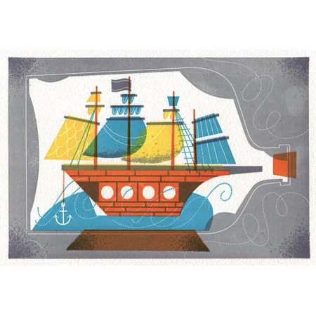 "Tiny Boat on a Tiny Bottle" by Sol Linero
