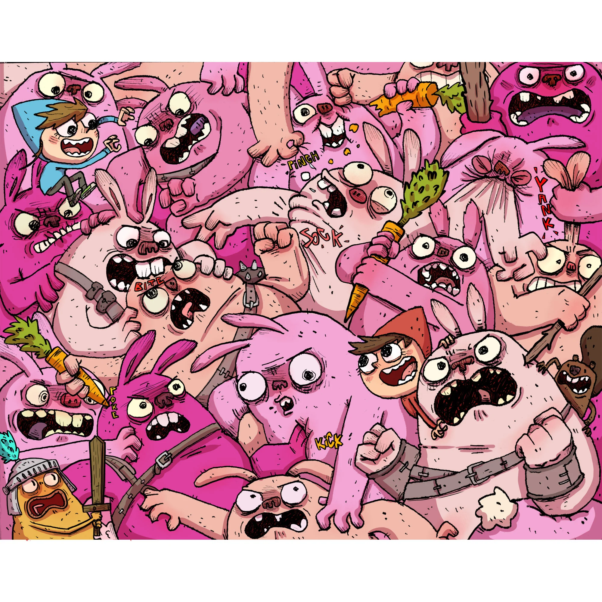 "Bunny Brawl" by Dan Abdo