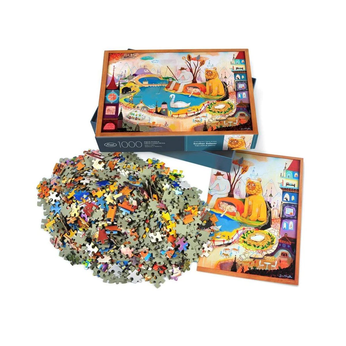 The Lion is Awake Puzzle by Souther Salazar
