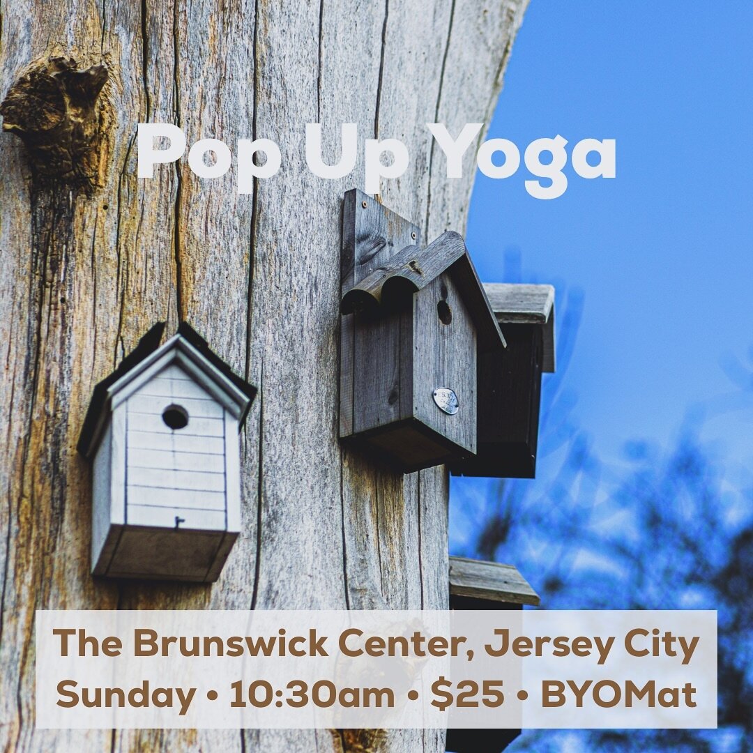 Join me for 𝐈𝐍-𝐏𝐄𝐑𝐒𝐎𝐍 yoga this weekend in downtown Jersey City:&thinsp;
&thinsp;&thinsp;&thinsp;
📆 Sunday, March 24, 2024&thinsp;
⏰ 10:30-11:30am&thinsp;
📍 189 Brunswick St, The Brunswick Center (3rd floor ballroom, 4th door on the right)&