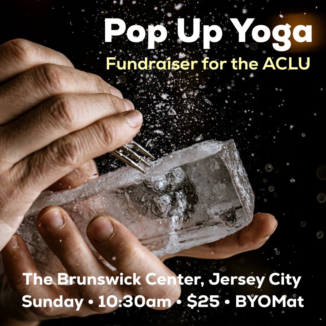 𝐀𝐂𝐋𝐔 𝐅𝐮𝐧𝐝𝐫𝐚𝐢𝐬𝐞𝐫! ⚖️&thinsp;
&thinsp;
Proceeds from my 𝐢𝐧-𝐩𝐞𝐫𝐬𝐨𝐧 𝐲𝐨𝐠𝐚 𝐜𝐥𝐚𝐬𝐬 this weekend will go to the ACLU. They do amazing work protecting + defending our rights throughout the country, especially now in MN.&thinsp;
&