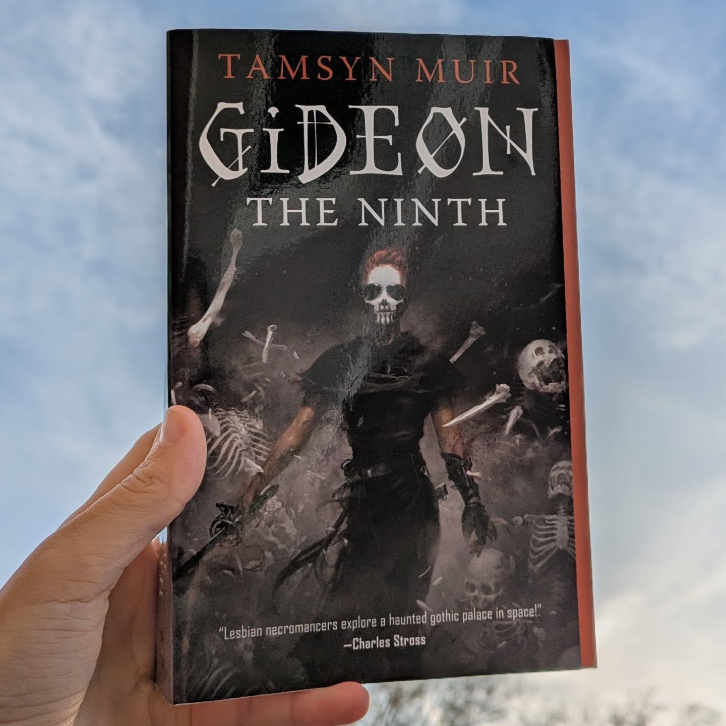 Gideon The Ninth by Tamsyn Muir has been on my to-read list since I heard an interview with Muir on This American Life. The interview delves into fan culture and fan fiction and is worth a listen! As for the book, the pull quote on the cover can't be
