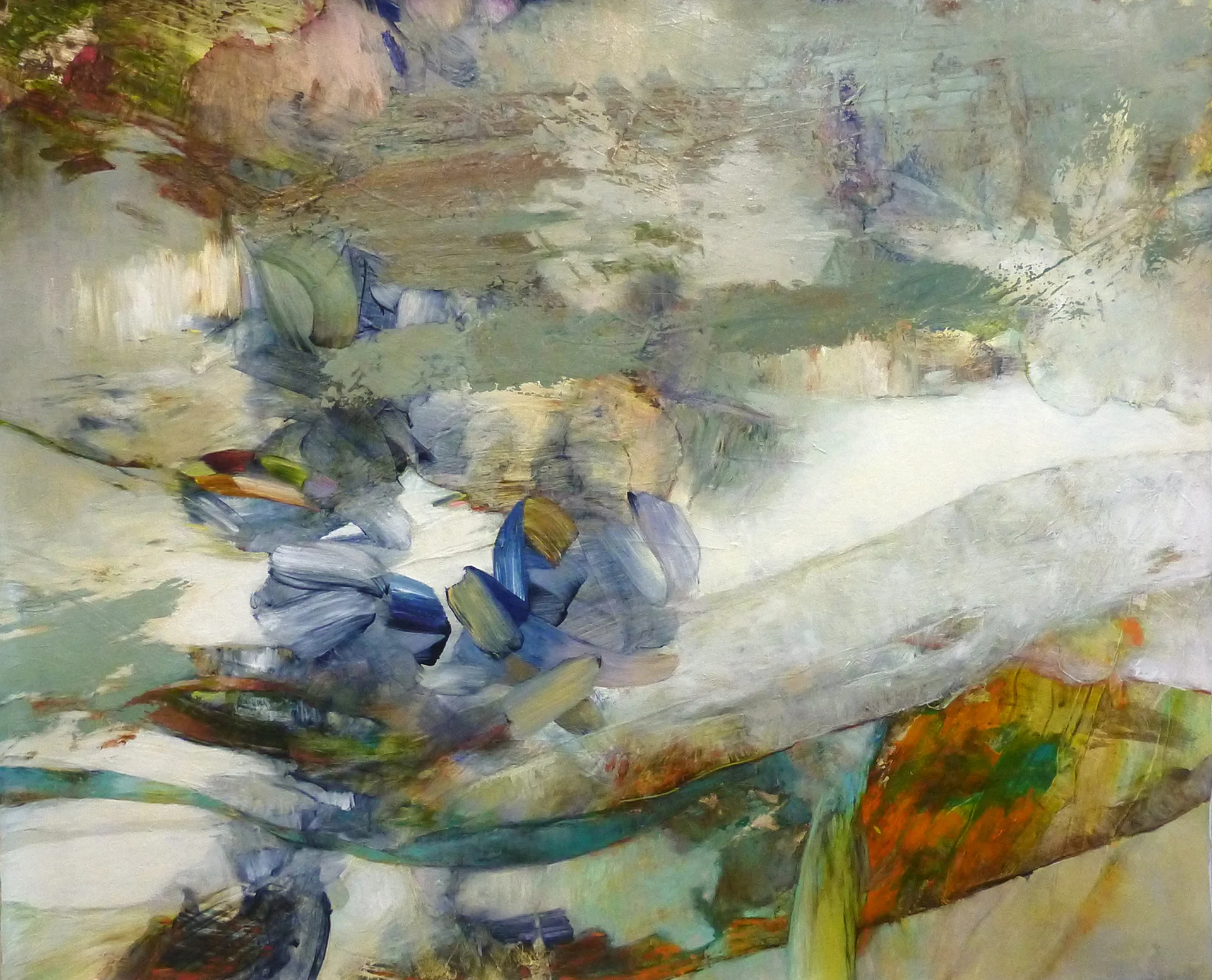 MIGRATION. Arylic on canvas, 56 x 60 inches, 2016 (not available)