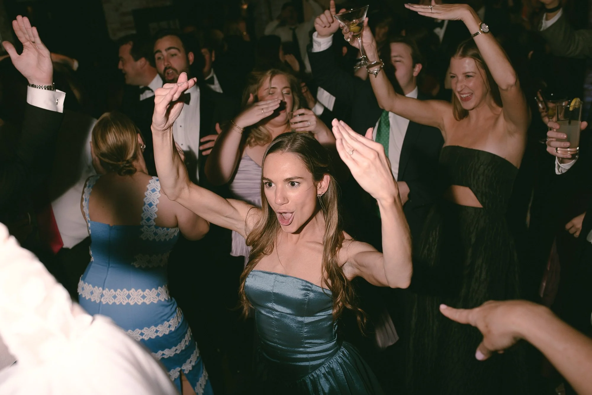 Dance floor photography at Mt Washington Mill Dye House wedding in Baltimore, MD