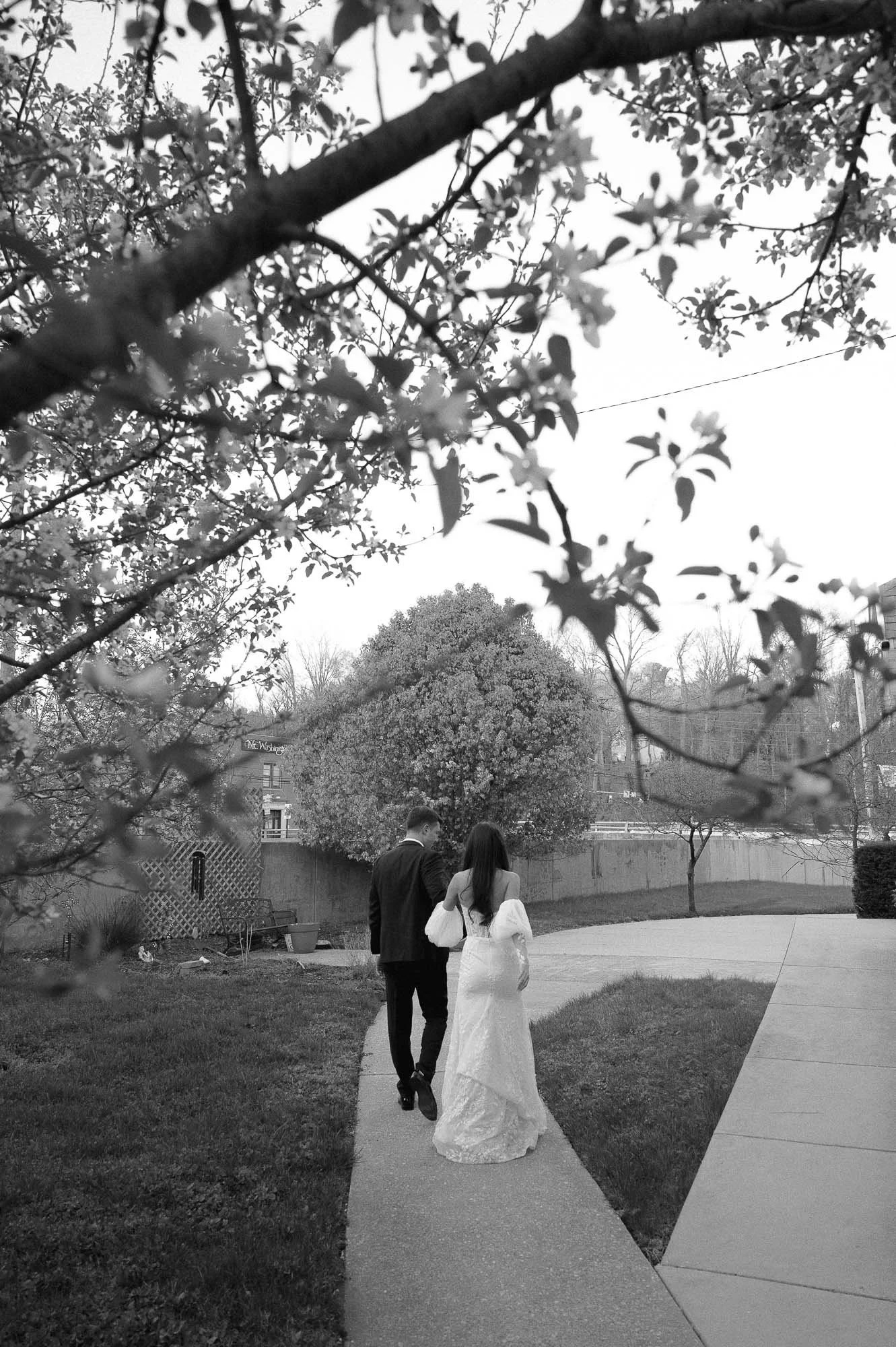 Wedding portraits at Mt Washington Mill Dye House wedding in Baltimore, MD