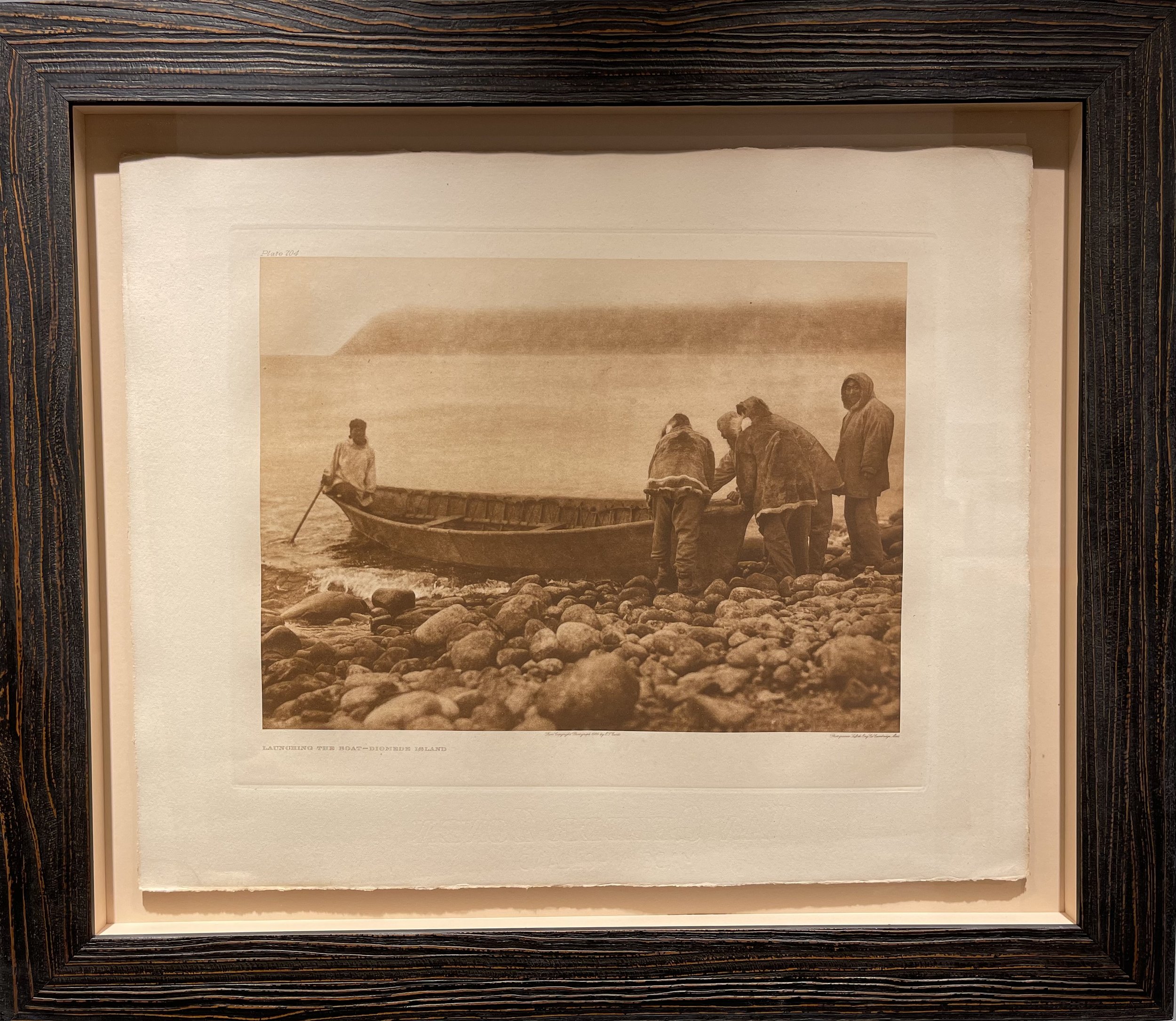 LAUNCHING THE BOAT — LITTLE DIOMEDE ISLAND