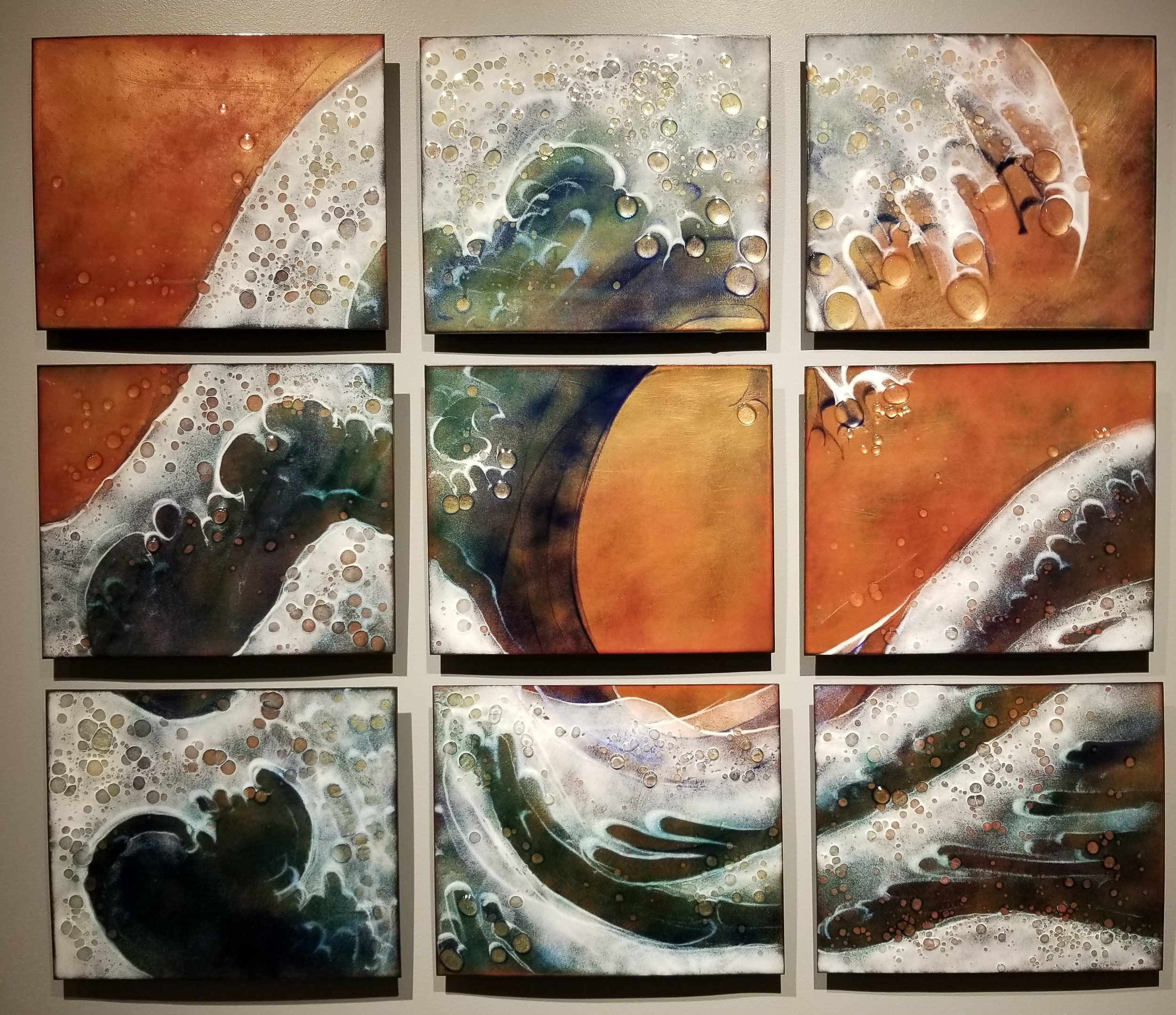 The Wave, 9 panels