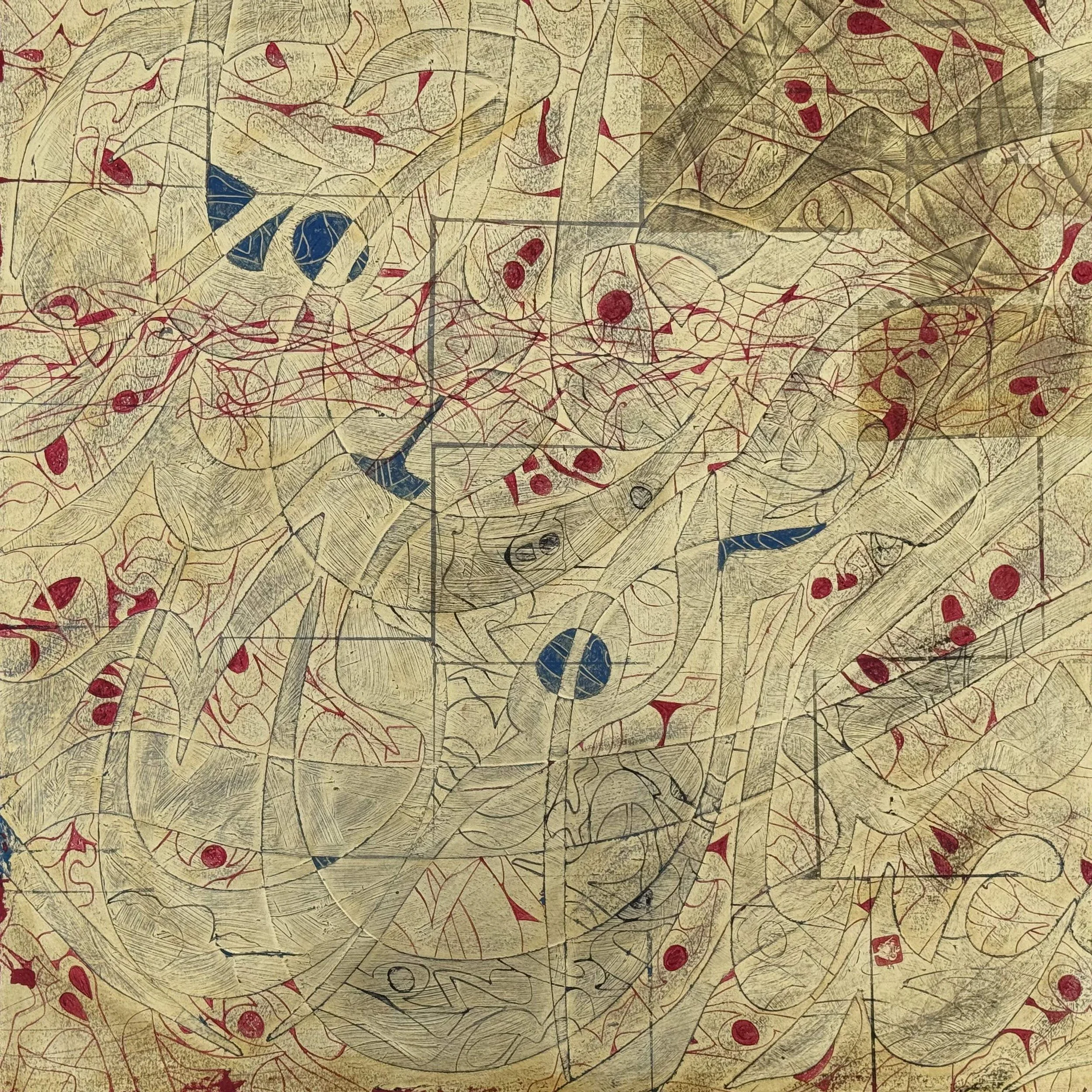  GOLDEN SQUARES,  28” x 28”, Gold Leaf, Acrylic and Japanese Ink on Paper,  $4,000 