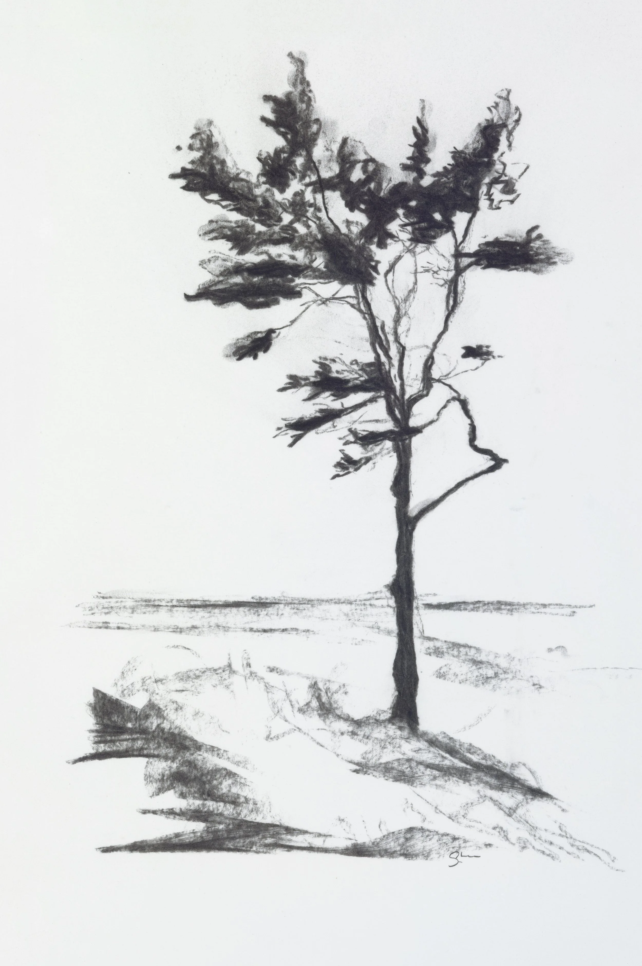   Funny Bone , Giclée Print on Hahnemühle Etching Paper, 18 × 14” Framed: 24 × 21”  $600 