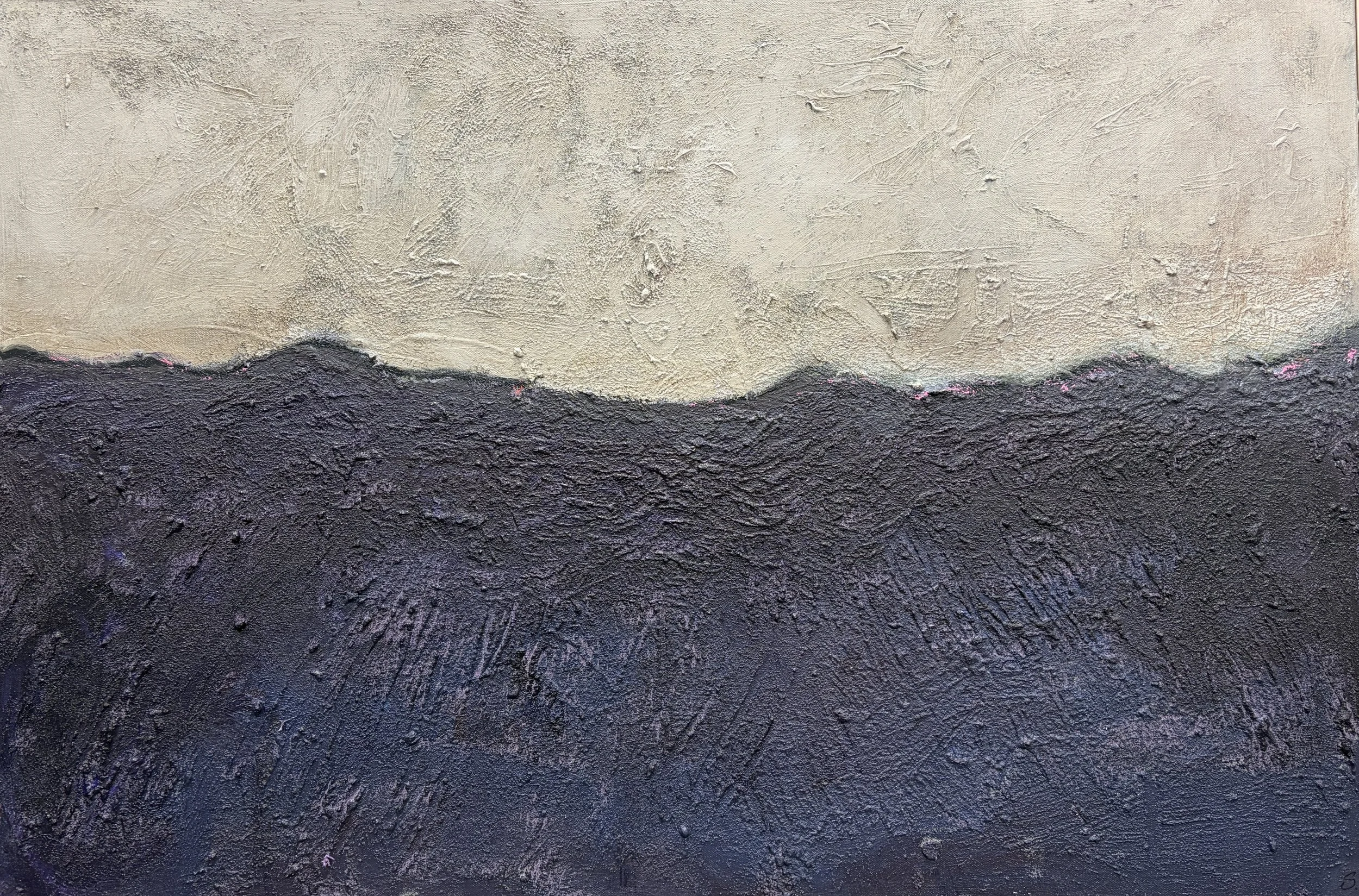   Grape Vineyard Virgins , Acrylic and Mixed Media on Canvas, 24 × 36 × 2.5”  $1000 