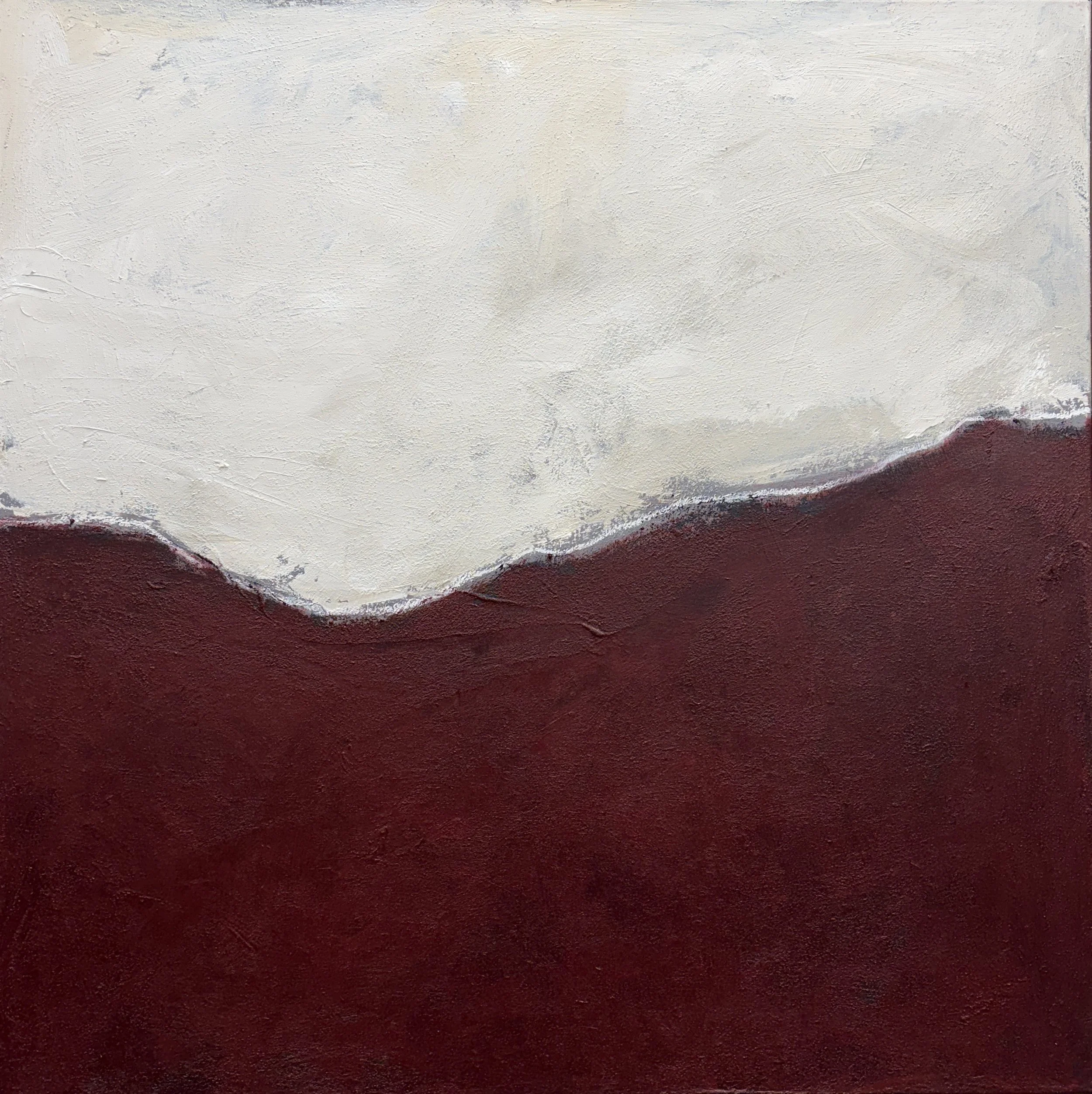   Tell Me About It , Acrylic and Mixed Media on Canvas, 36 × 36 × 2.5”  $1500 