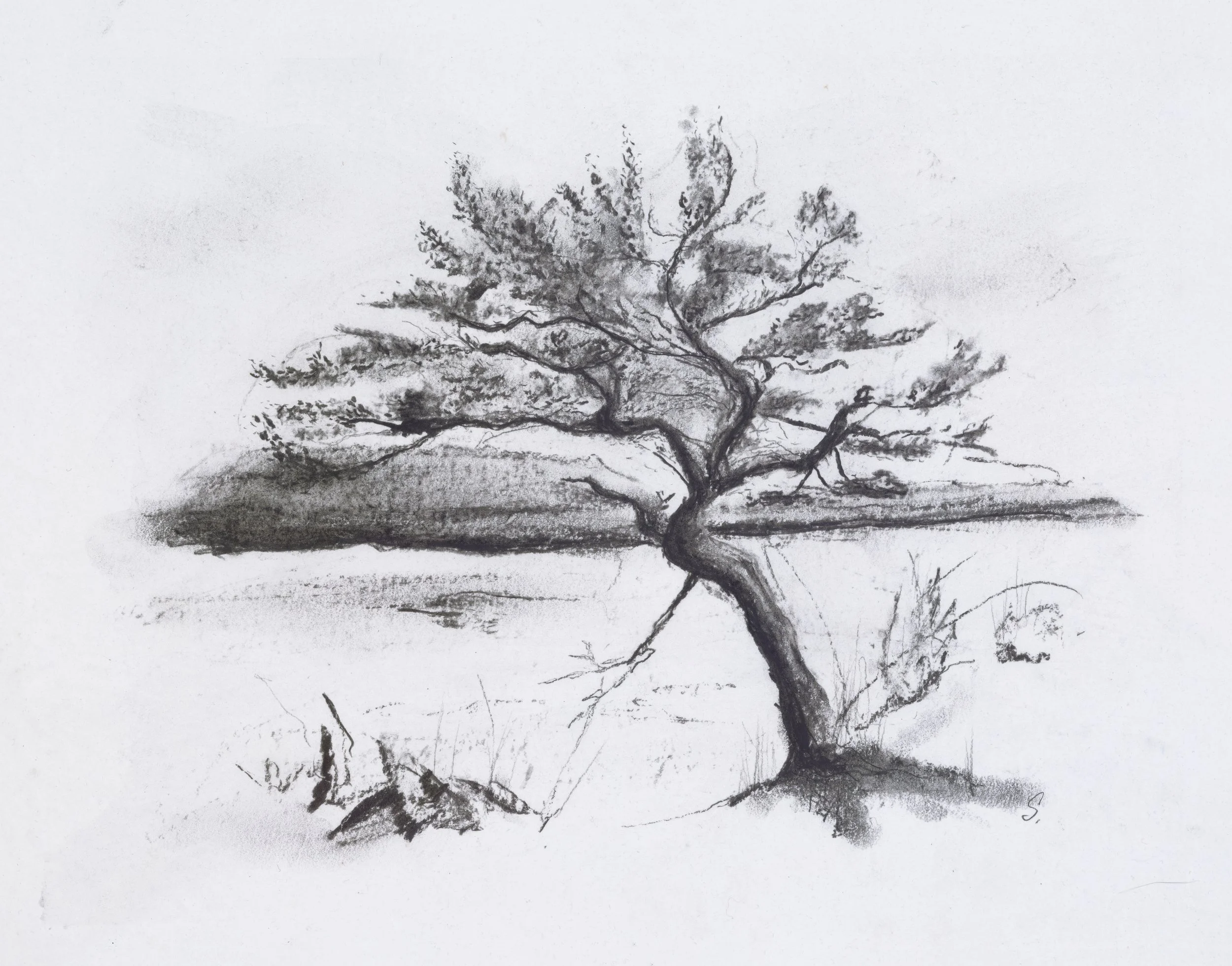   Lean In , Giclée Print on Hahnemühle Etching Paper, 14 × 18” Framed: 21 × 24”  $600 