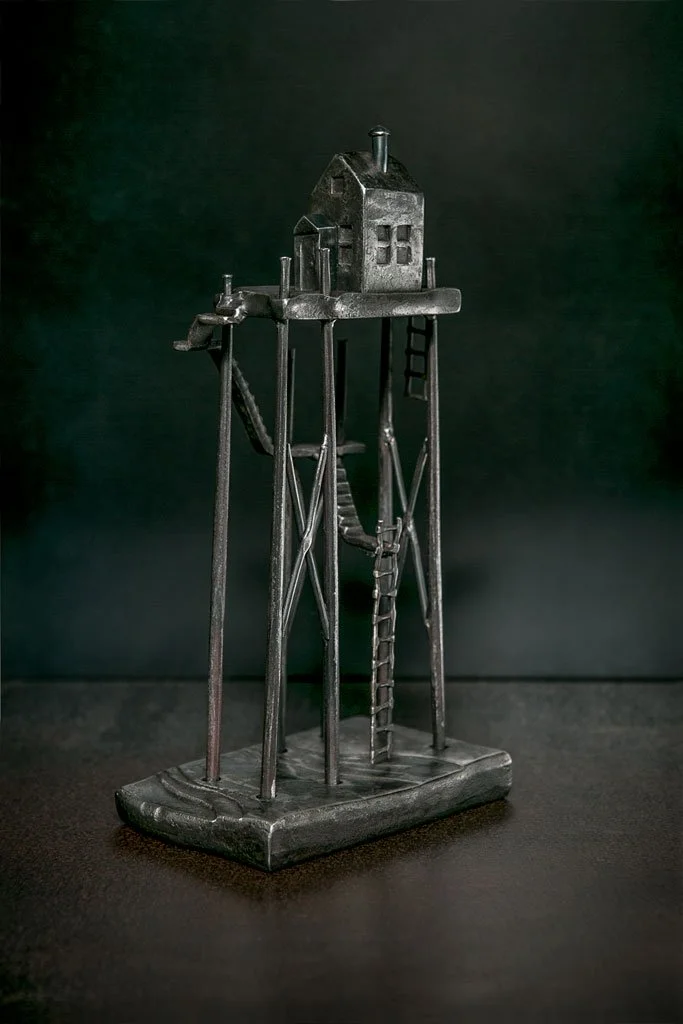   Nags Head House , Patrick Maher,  Forged Steel, 10.5” x 3.5” x 5.25” $1,250 